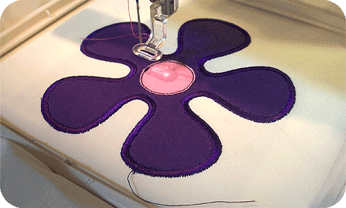 How to applique with embroidery machine