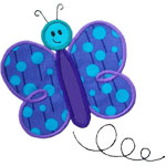 Butterfly Applique Design