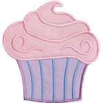 Cupcake Applique Design
