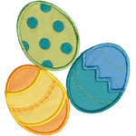 Easter Egg Pile Applique Design