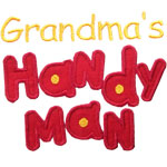 Grandmas Handy Man Applique Design