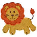 Lion Applique Design