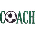 Soccer Coach Applique Design