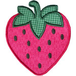 Strawberry Applique Design