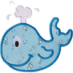 Whale Applique Design