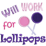 Work for Lollipops Applique Design