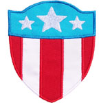 American Shield Applique Design
