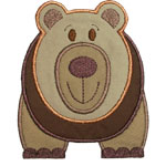 Big Bear Applique Design