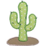 Cactus Applique Design