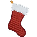 Christmas Stocking Applique Design