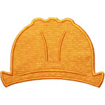 Construction Helmet Applique Design