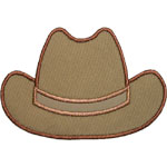 Cowboy Hat Applique Design