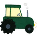 Farm Tractor Applique Design