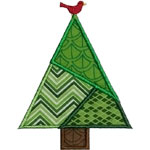 Quilted Tree Applique Design