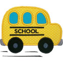 School Bus Applique Design