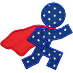 Super Runner Applique Design