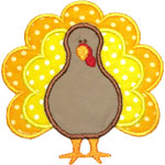 Turkey Applique Design