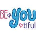 Be YOU tiful Applique Design