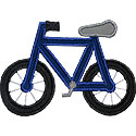 Bicycle Applique Design
