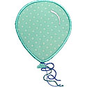 Birthday Balloon Applique Design