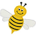 Bumble Bee Applique Design