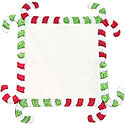 Candy Cane Frame Applique Design