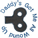 Daddy Wound Up Applique Design