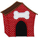 Dog House Applique Design