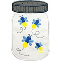 Firefly Jar Applique Design