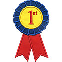 First Place Ribbon Applique Design