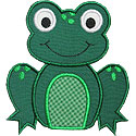 Frog Applique Design