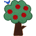 Fruit Tree Applique Design