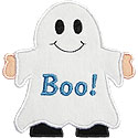 Ghost Costume Applique Design