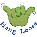 Hang Loose Applique Design