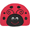 Happy Ladybug Applique Design