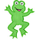 Jumping Frog Appilque Design