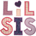 Little Sister Applique Design