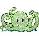 Octopus Applique Design