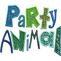 Party Animal Applique Design