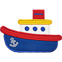 TugBoat Applique Design