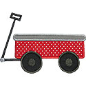 Wagon Applique Design