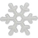 Winter Snowflake Applique Design