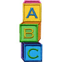 ABC Blocks Applique Design