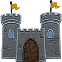 Castle Fortress Applique Design