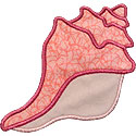 Conch Shell Applique Design