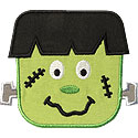 Frankenstein Head Applique Design
