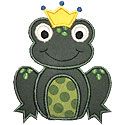 Frog Prince Applique Design