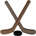 Hockey Sticks Applique Design
