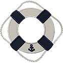 Life Preserver Ring Applique Design