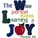 Proverbs15 Applique Design